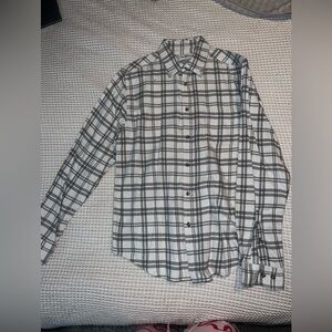 Goodfellow & Co Men's Black and White Checkered Shirt